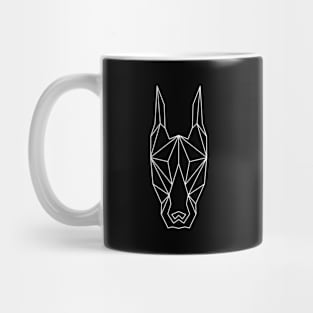 Doberman Polygon Mug